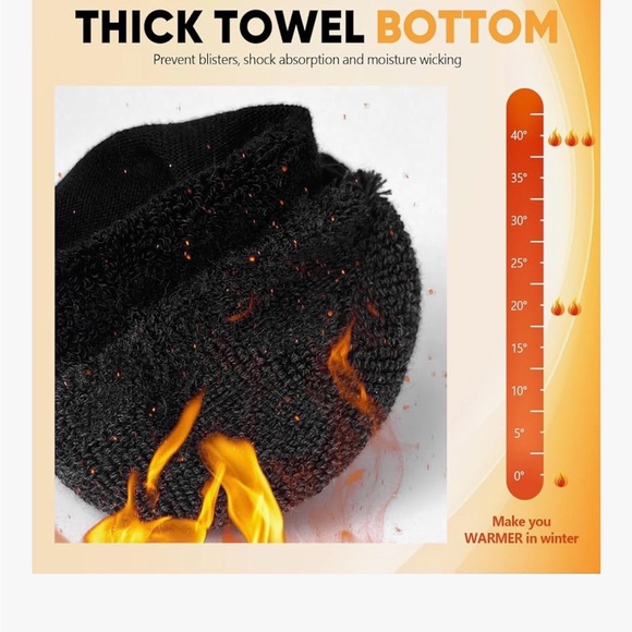 Black Crew Socks - 6 Pack brand new  sizes listed in photos - Picture 2 of 8